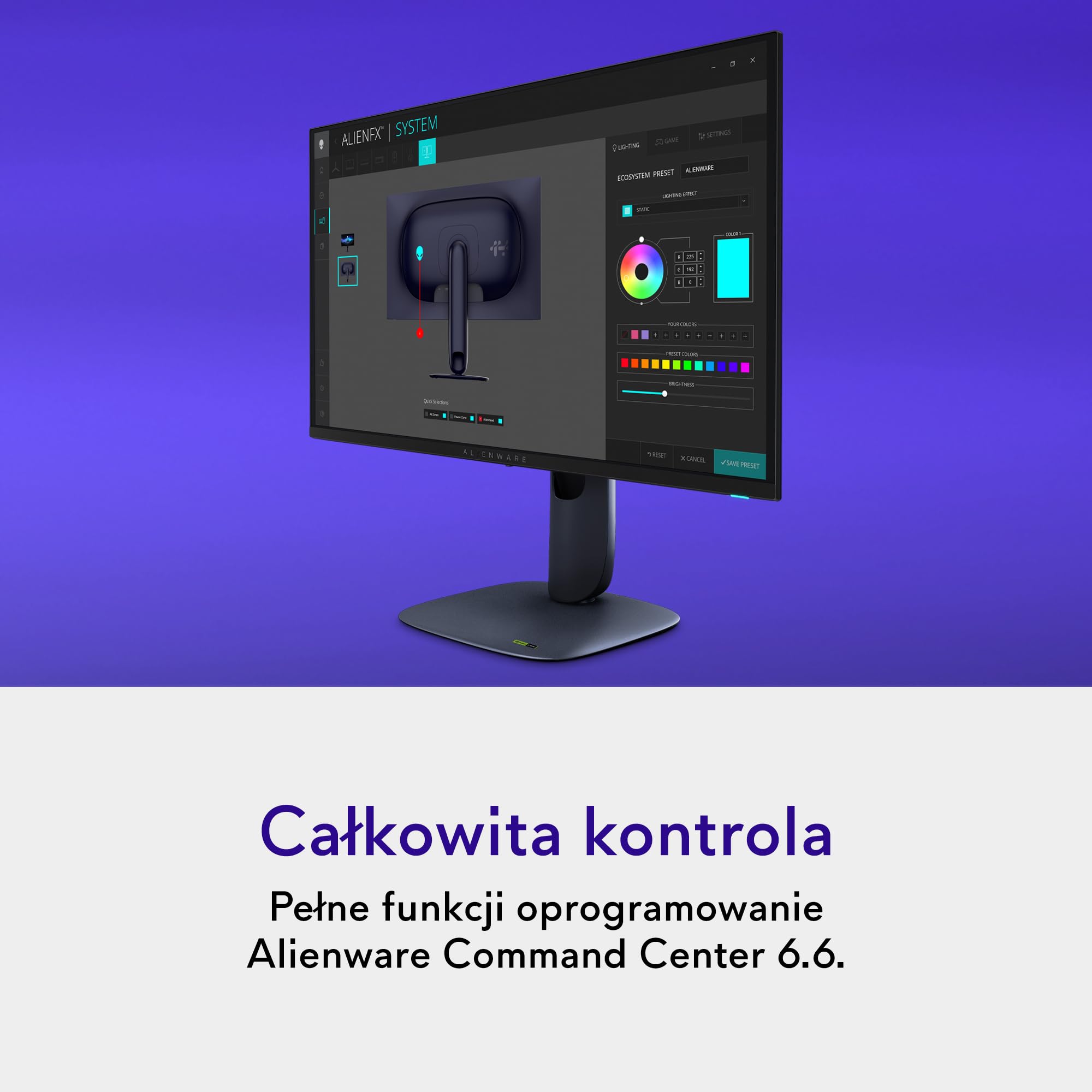 Alienware 27 4K QD-OLED monitor gamingowy AW2725Q – 27,7 cala 4K UHD QD-OLED 240 Hz, kompatybilny z NVIDIA G-SYNC, AMD FreeSync Premium Pro