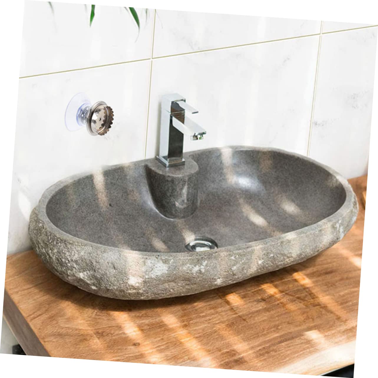 4sets Portasapone Inossidabile Per Facile Installare e Rimuovere Design Antigoccia Per
