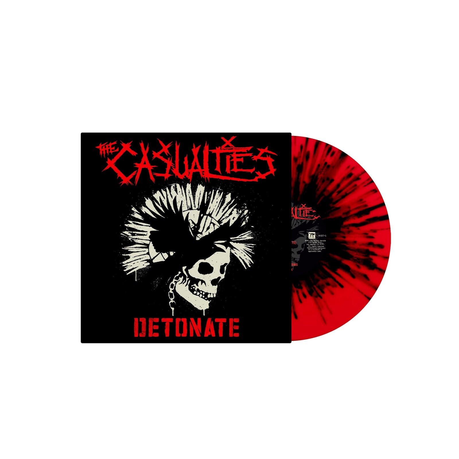 The Casualties - Detonate (Hellcat) Splatter Vinyl 12"" Album - Pre-sale