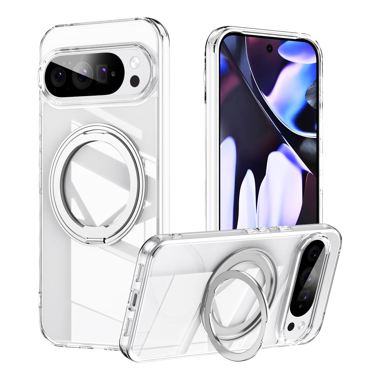 Amazon.co.jp: Google Pixel 10 Pro XL 用 ケース 360度回転 スタンド