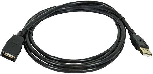 Monoprice 6-Feet USB 2.0 A Male to A Female Extension 28/24AWG Cable (Gold Plate
