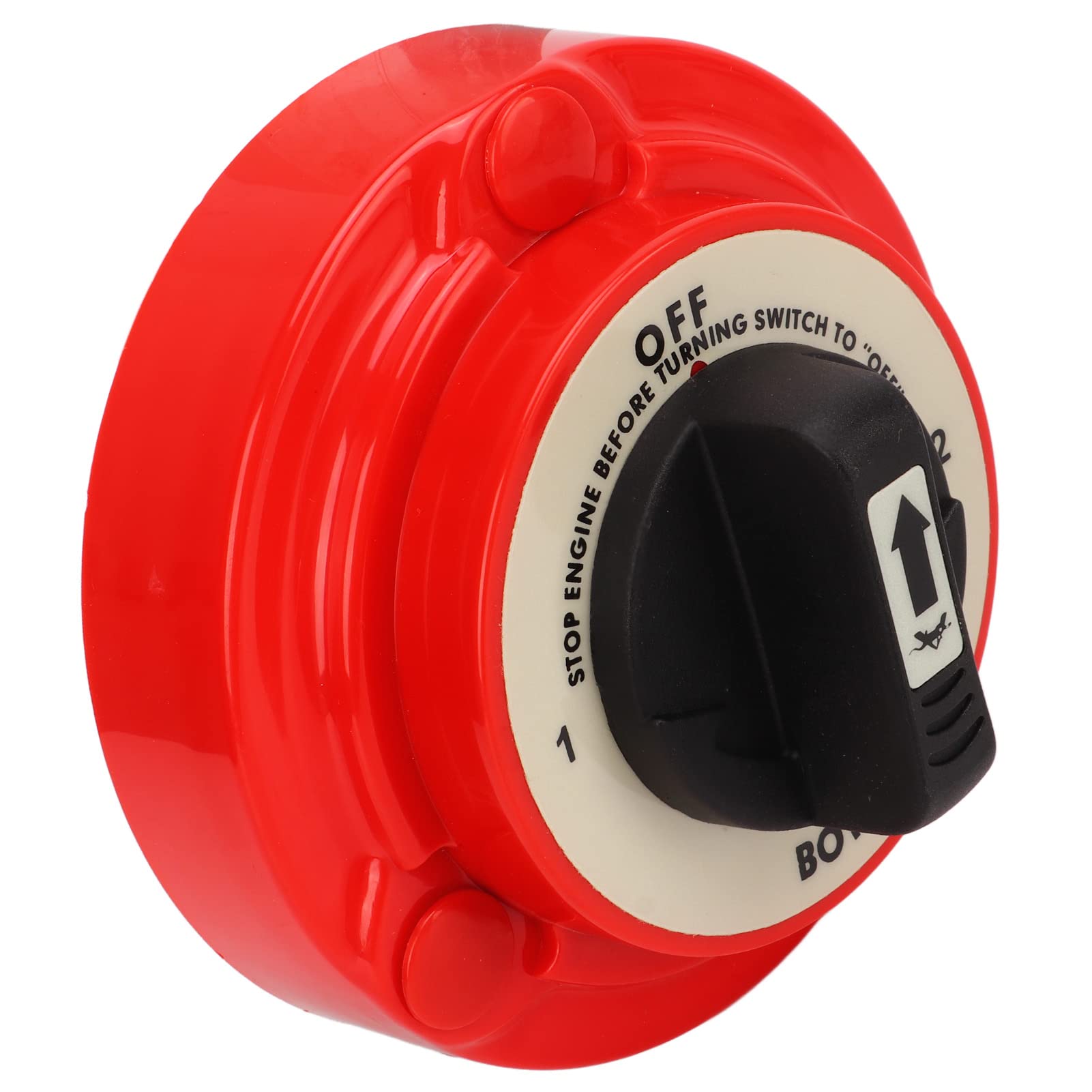 Selettore Doppia Batteria 300A 4 Posizioni DC6-32V Spegnimento per Camion per Imbarcazioni Marine con Borchie in Rame Placcato
