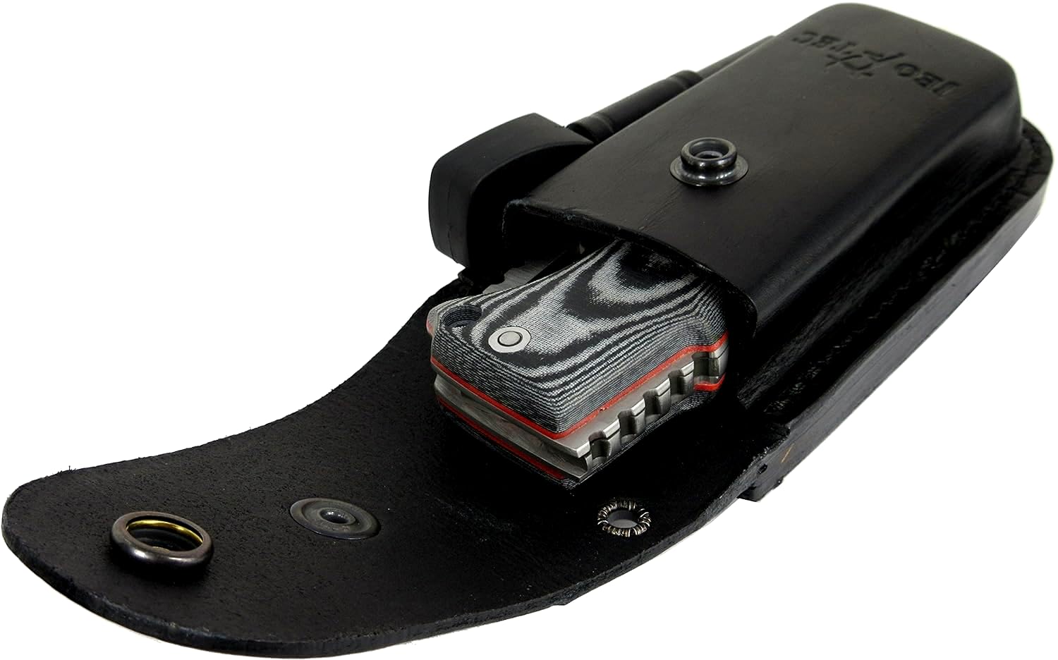 JEO-TEC Nº49 Coltello Pieghevole de Caccia, Sopravvivenza, Bushcraft, Outdoor - Lama 10 cm in Acciaio Inox MOVA-58 - Custodia in pelle - Fatto a mano in Spagna Folding Knife