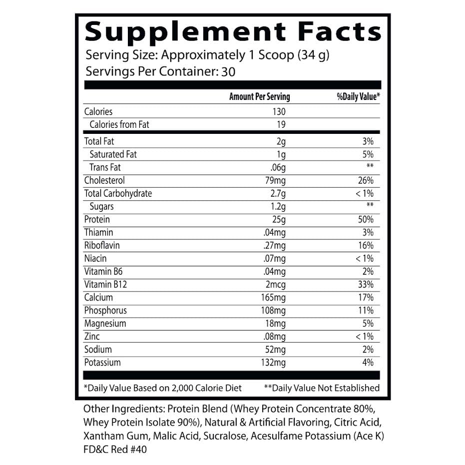 Image of Insane Labz Insane Whey,100% Muscle Building Whey Protein, BCAA Amino Profile, Mass Gainer, Meal Replacement (Strawberries & Cream, 30 Servings)
