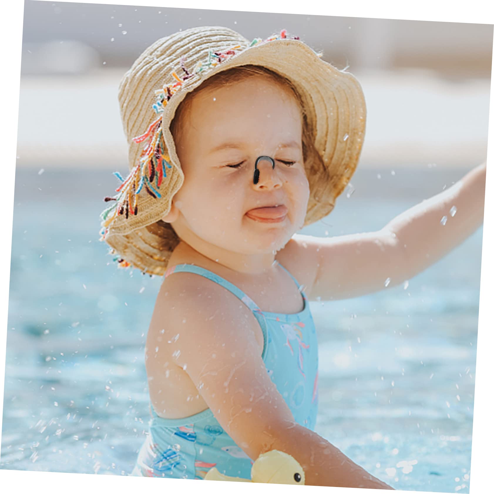 BESTonZON 3sets Professional Nose Clips Soft Swimming Plugs for Comfortable Fit Portable Sports and Swimming 4pcs*3