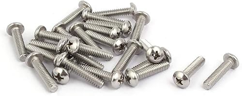 X-DREE 10#-24x78-inch 304 Stainless Steel Phillips Pan Head Machine Screw Bolt 25pcs(10# -24x7  8-inch 304 Acero Inoxidable Phillips Pan Head disponible en Yaxa Colombia