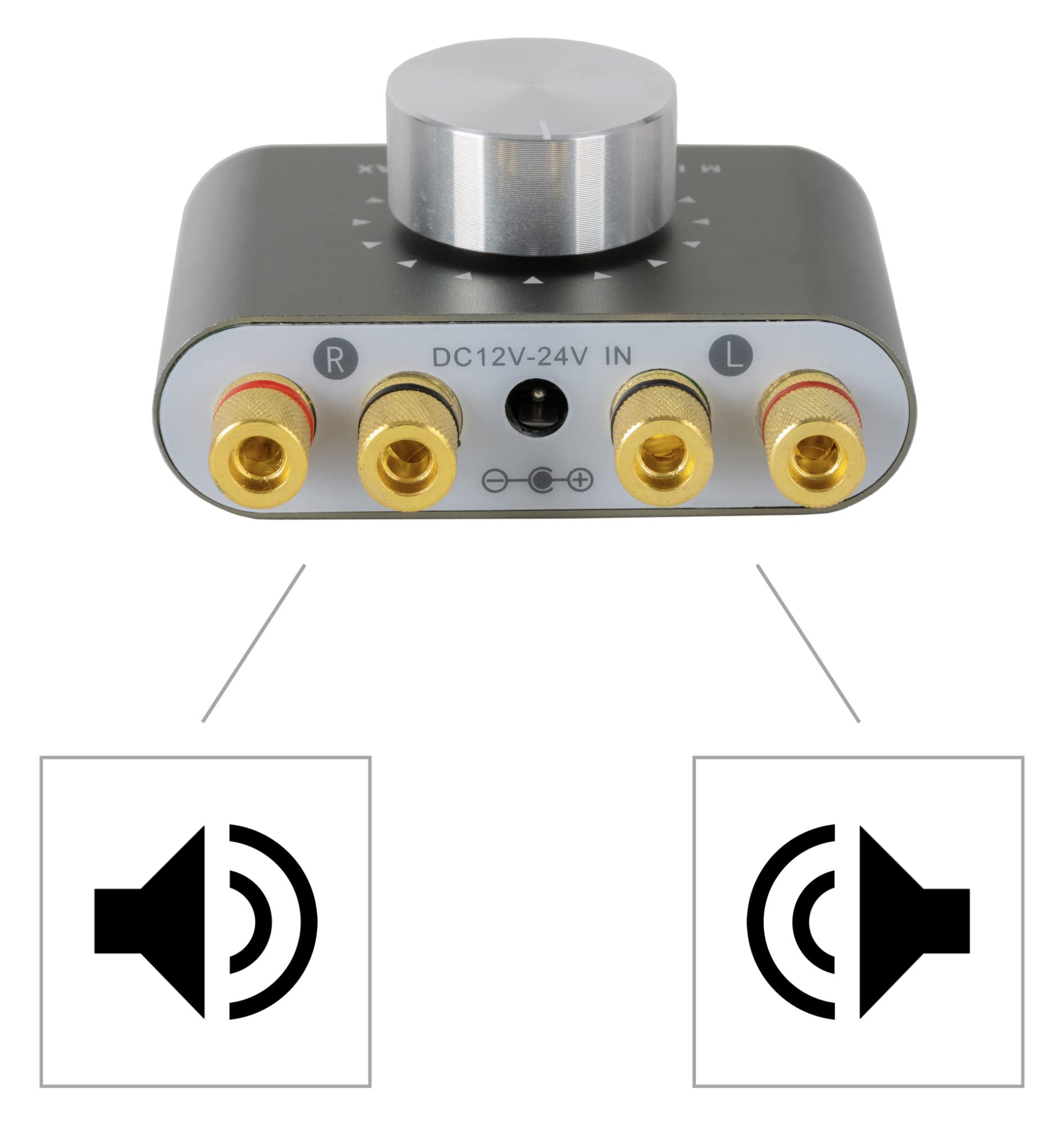 McGrey BSS-265 BR Microcadena HiFi de 6, 5" con Bluetooth®, Altavoces | Altavoces HiFi compactos, Potencia: 40 vatios (RMS)/ 75 vatios (pico), Sistema de 2 vías, Woofer de 6, 5" (16, 5 cm), 5" (1