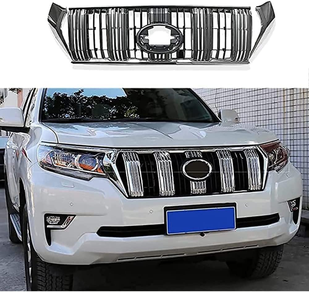 Calandre avant Land Cruiser Prado LC150 2018-2020 grille supérieure de pare-chocs finition maille