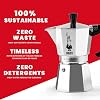 Bialetti Moka Express Espresso Coffee Pot, 1 Person, 50 ml Volume, Silver [Energy Class A]