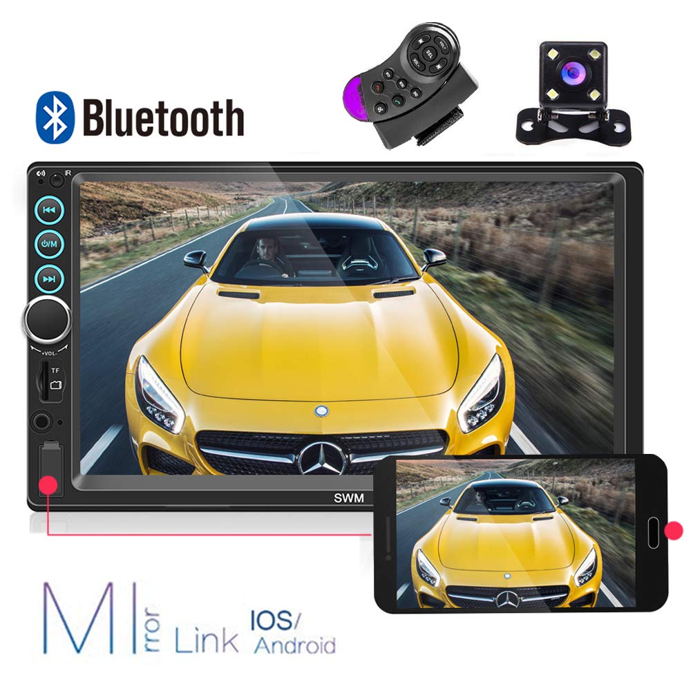 Buy AMprime Bluetooth Head Unit 2 Din Car Stereo Player 7 inch Touch