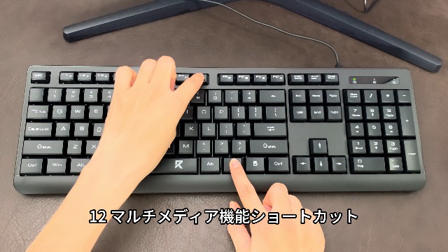 Amazon | Redragon 有線キーボードマウスセット 薄型 フルサイズ