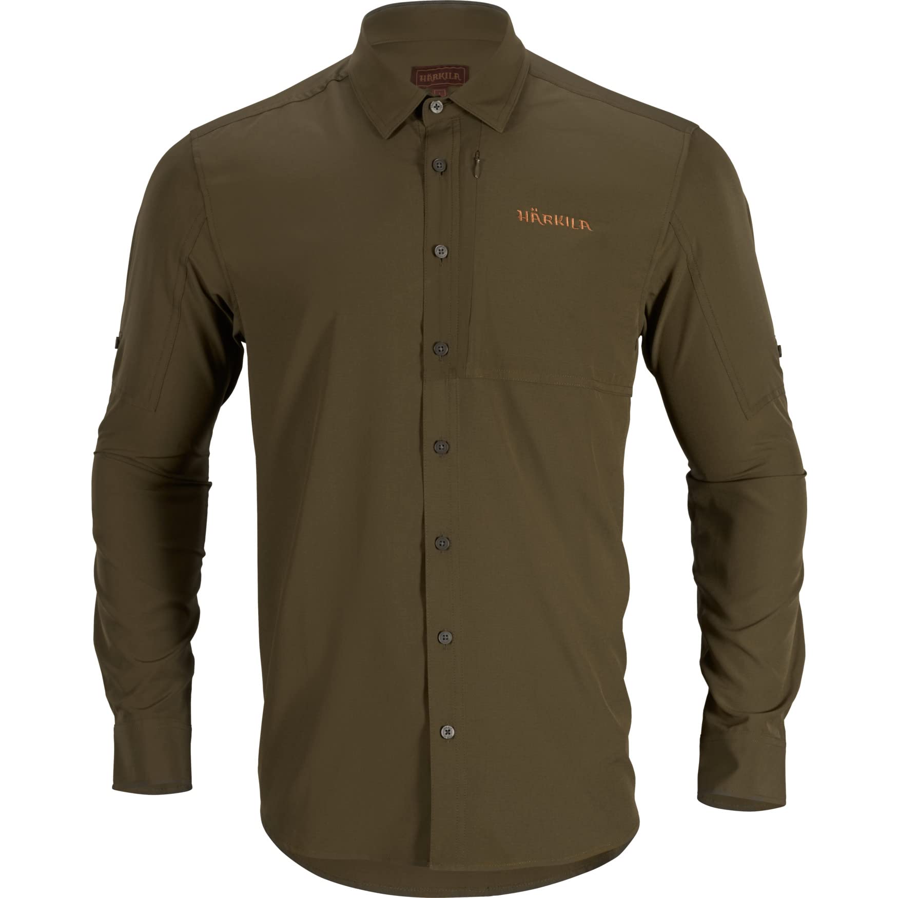 Harkila Trail LS Shirt Willow Green Shirts