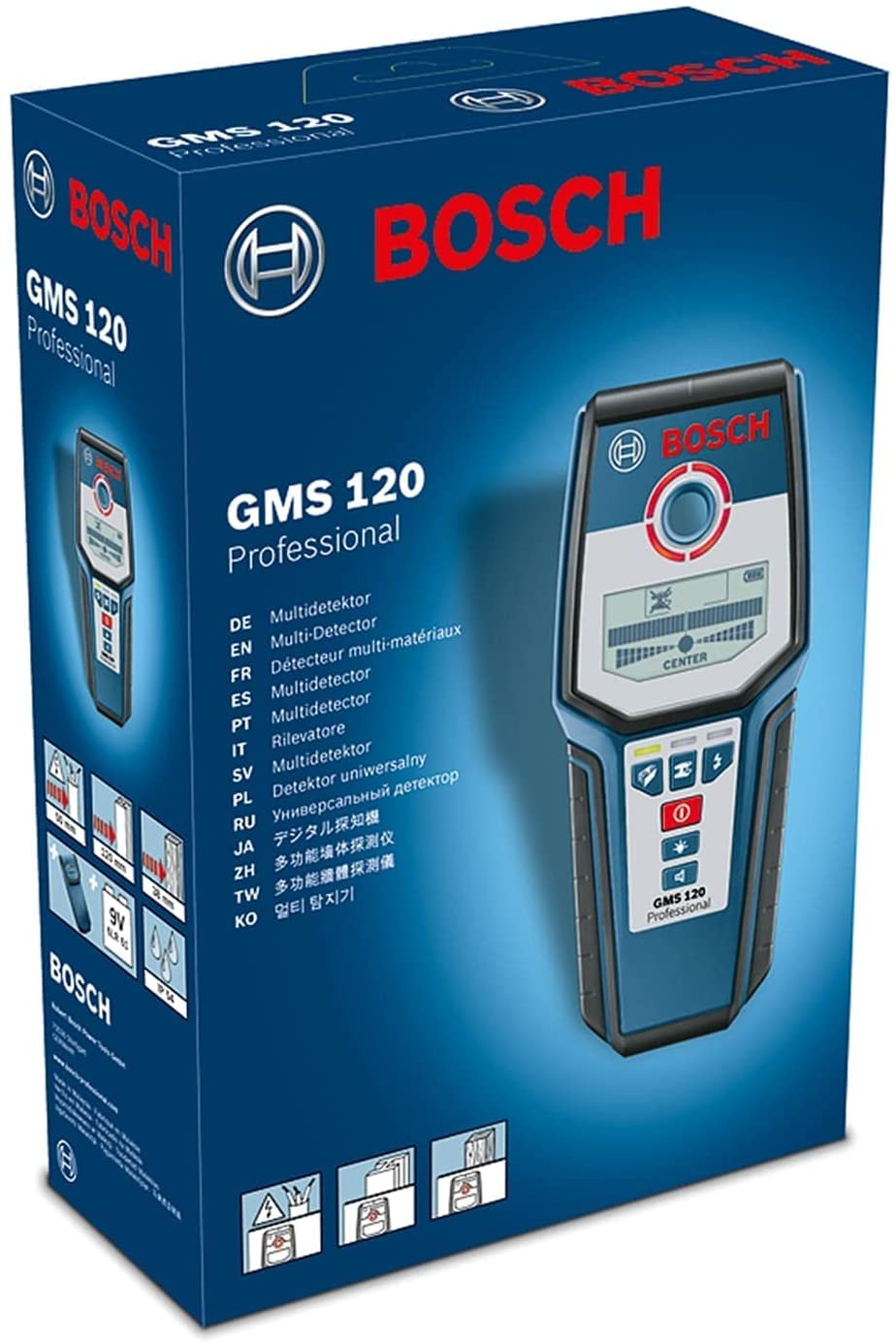Bosch Professional Gms 120 Detector - 0 601 081 004, Blue : Buy