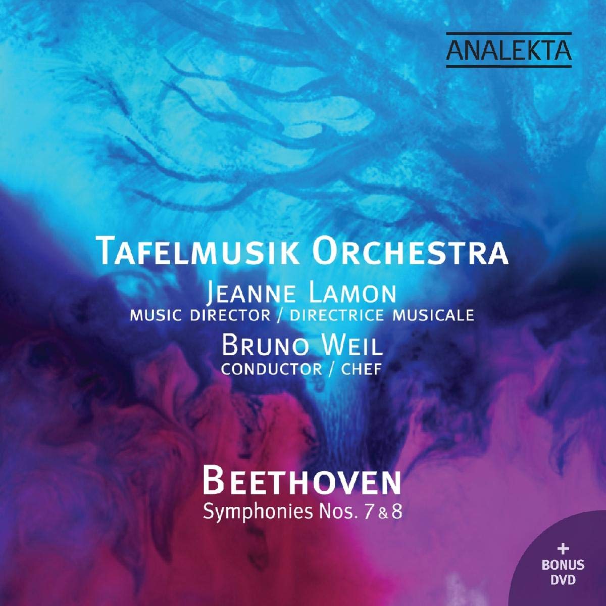 Beethoven: Symphonies Nos. 7 & 8 (CD + DVD) [Audio CD] TAFELMUSICL / WEILL,BRUNO / LAMON,JEANNE