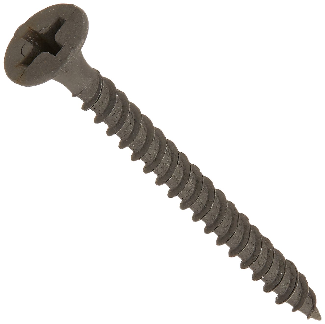 5896 Fine Thread 6 by 1-5/8 Drywall Screw with Phillips Drive, Black