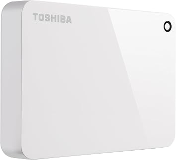 Toshiba Canvio Advance 3TB Portable External Hard Drive USB 3.0, White HDTC930XW3CA