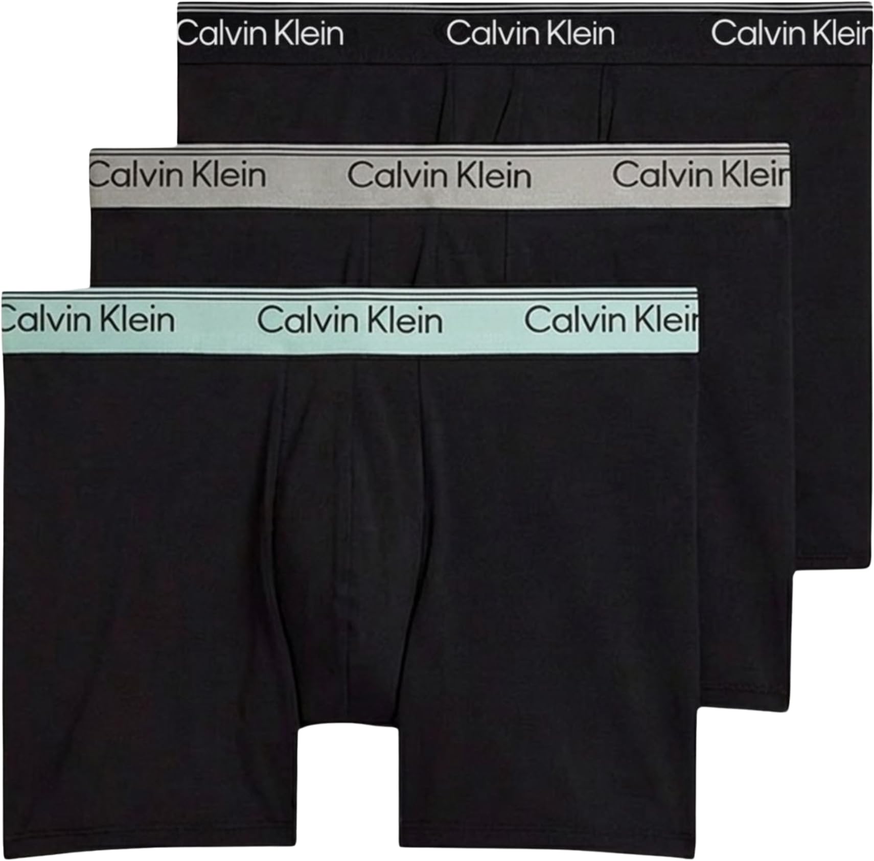 Calvin Klein Men BOXER BRIEF 3PK BLACK (Black Bodies w/Black/Light Cast/Fe) XS