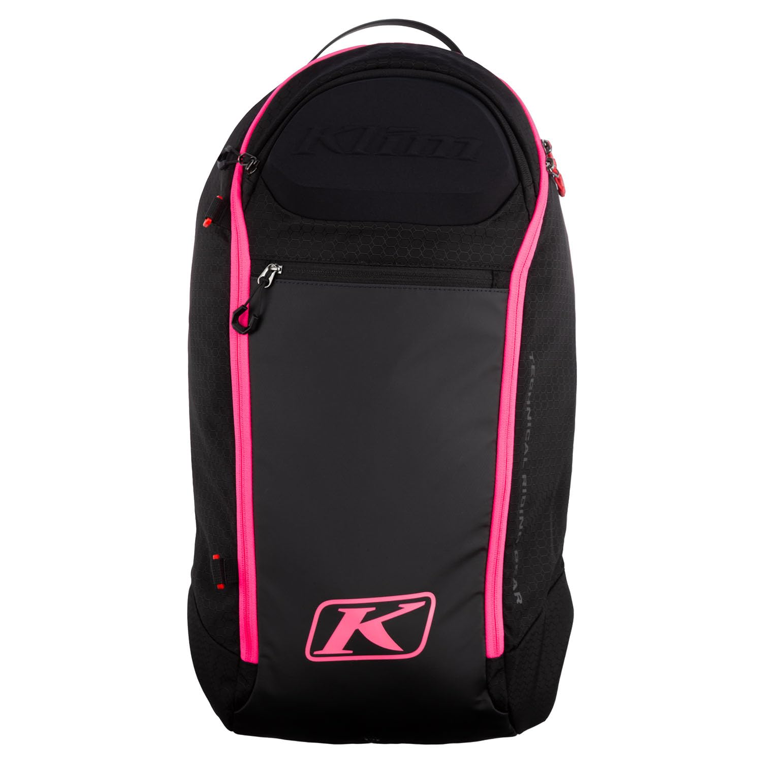 KLIM Krew 16 Pack Technical Snowmobile Backpack - Black - Knockout Pink