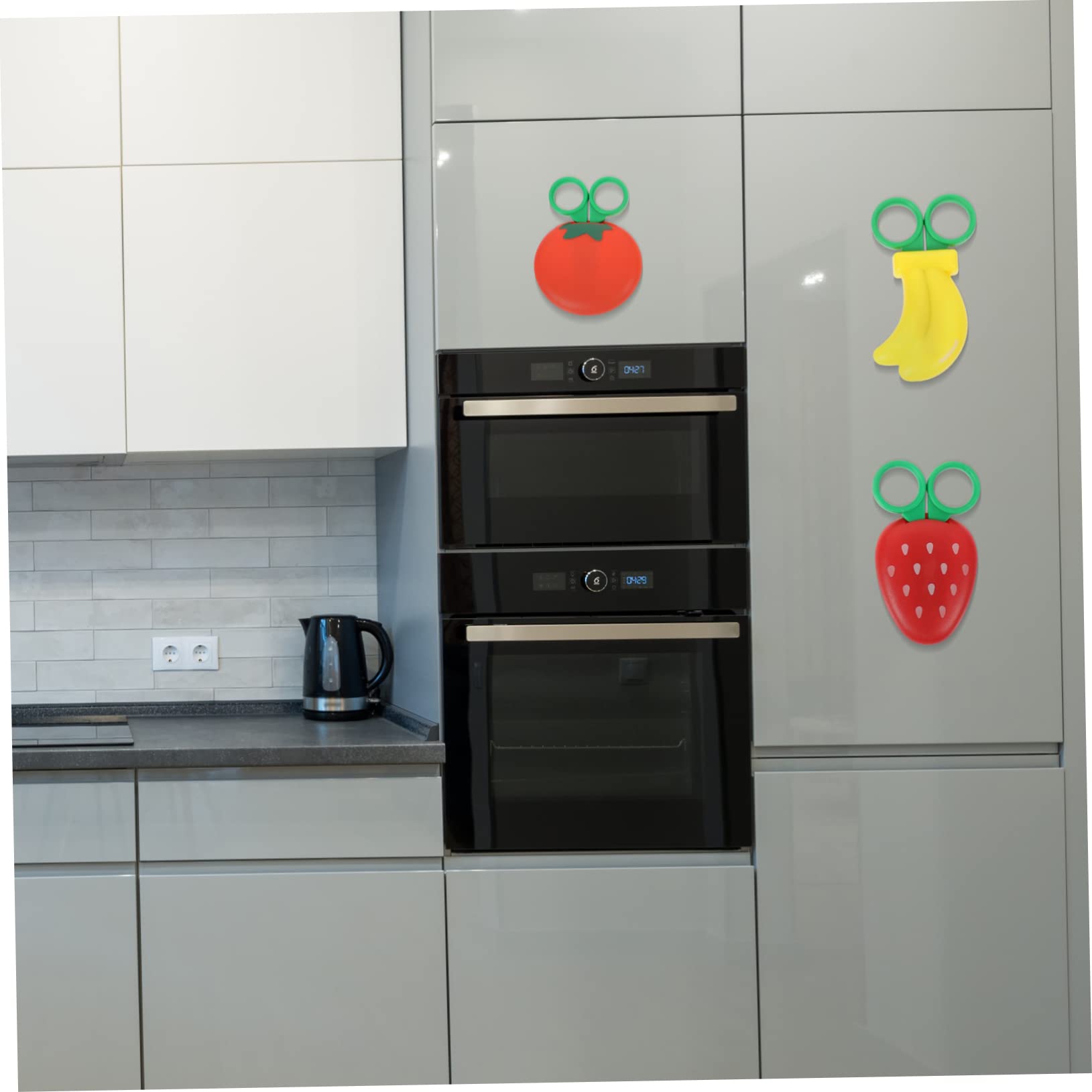 NUOBESTY 15stücke Teiliges Kinderfreundlicher Bastelscheren Mit Fruchtigem Design Sicherheitsscheren Für Mädchen Geeignet Für Arbeiten Und -projekte Ergonomisch Gestaltet Für