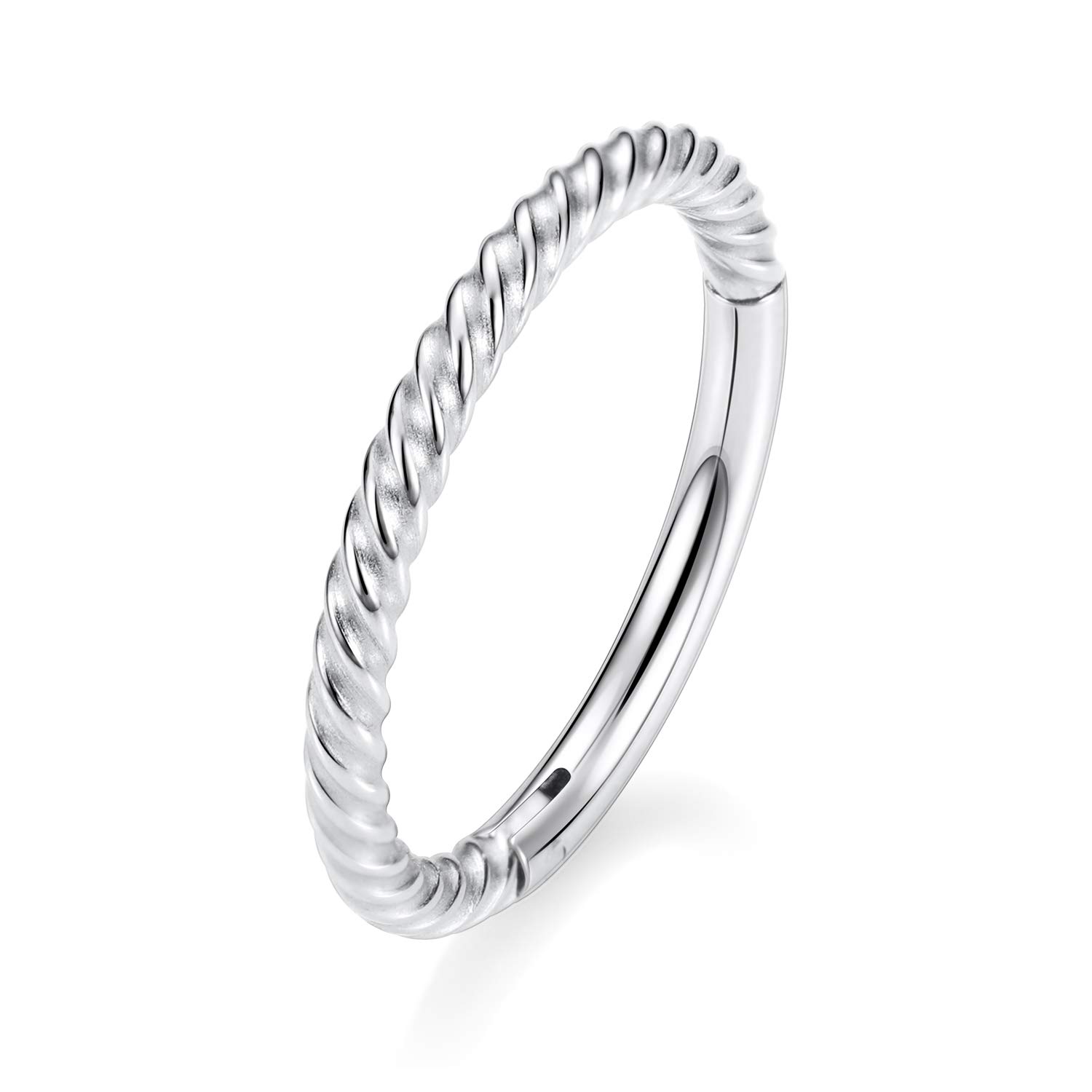 hengkaixuan 316L Surgical Steel Nose Hoop Ring Hinged Segment Clicker Ring Cartilage Helix Lip Tragus Conch Piercing Jewellery Sleeper Earrings Septum Lobe Hoop Earring for Women — view 14
