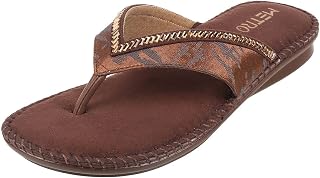 Metro Women's Suede Faux Leather Comfort Slip-on Fashion Sandals Price In India