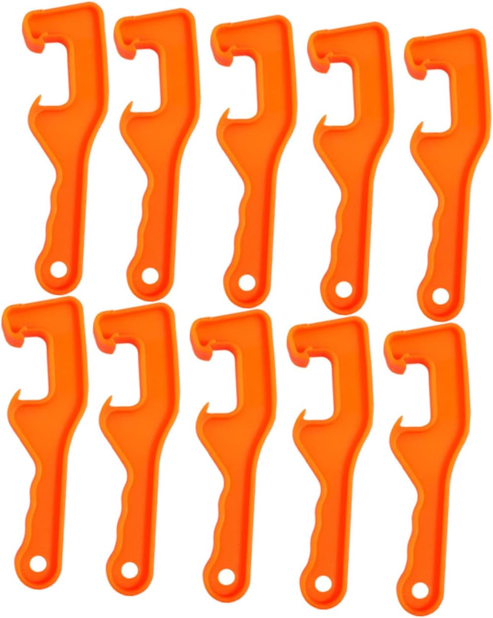 BESTYASH 10pcs Bucket Pail Openers Paint Barrel Lid Wrench Portable Paint Can Opener Tools with Hanging for Home Garage Shop Use