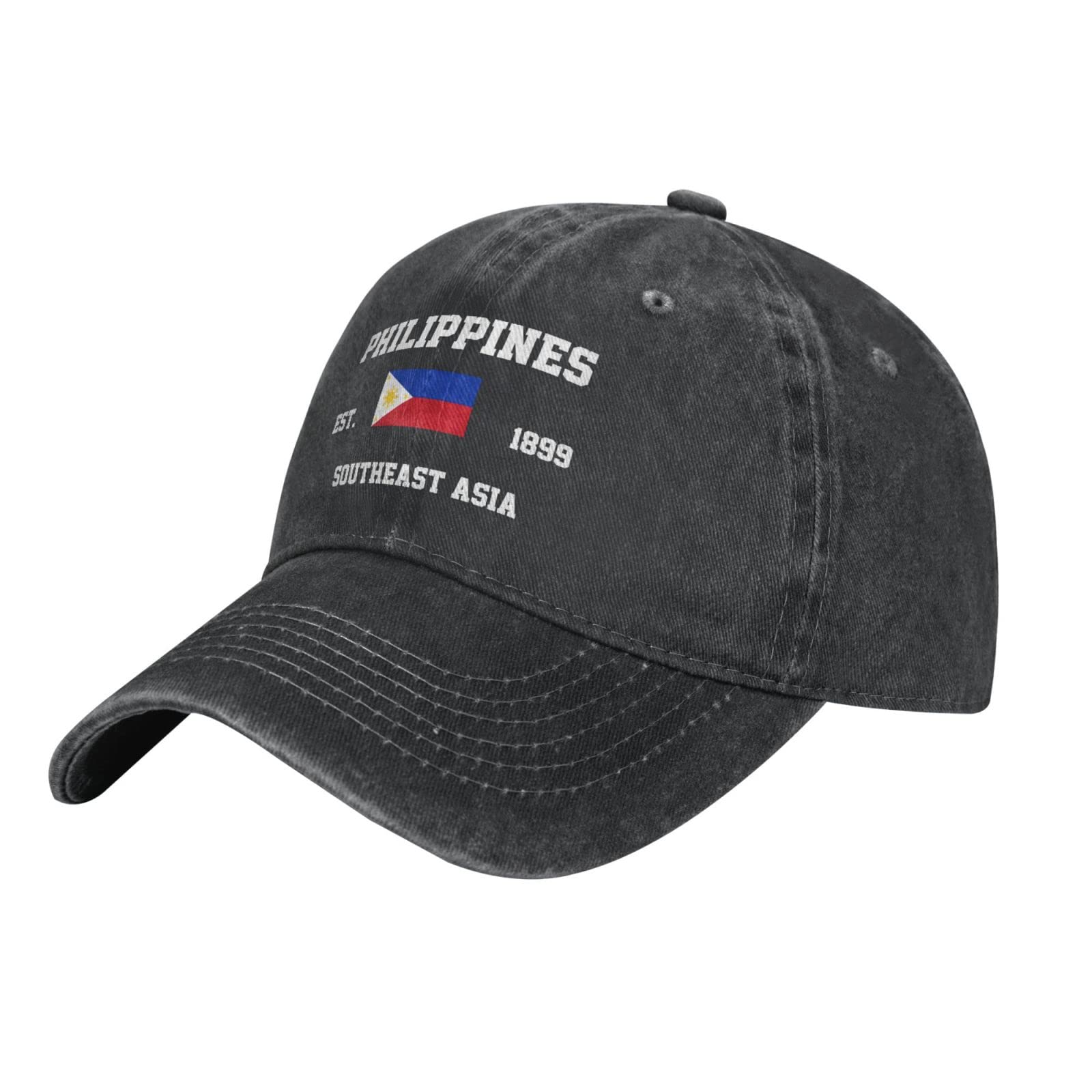 YINGD Unisex Baseball Cap Philippines Filipino Flag Adjustable Baseball Cap Breathable Sun Hat for Adult Women and Men