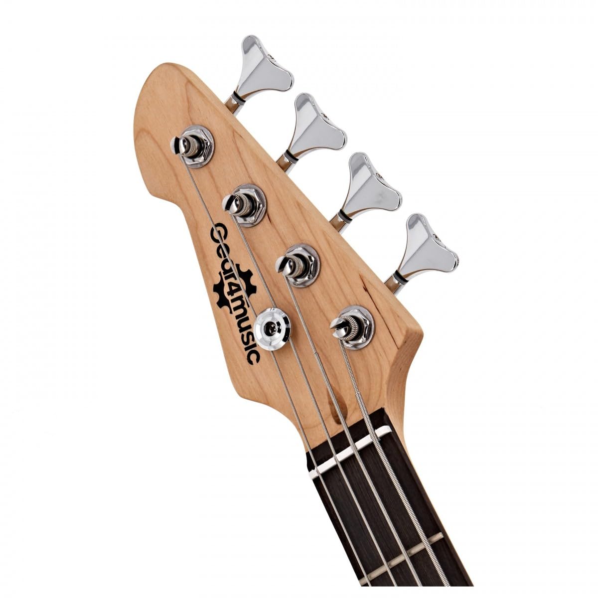 LA Linkshänder-Bassgitarre + 15-Watt-Verstärker mit Zubehör, Sunburst | Perfekter Bass für Jüngere Linkshänder-Anfänger, Klarer Druckvoller Ton, Leichte Hölzer, 15W-Verstärker Inklusive