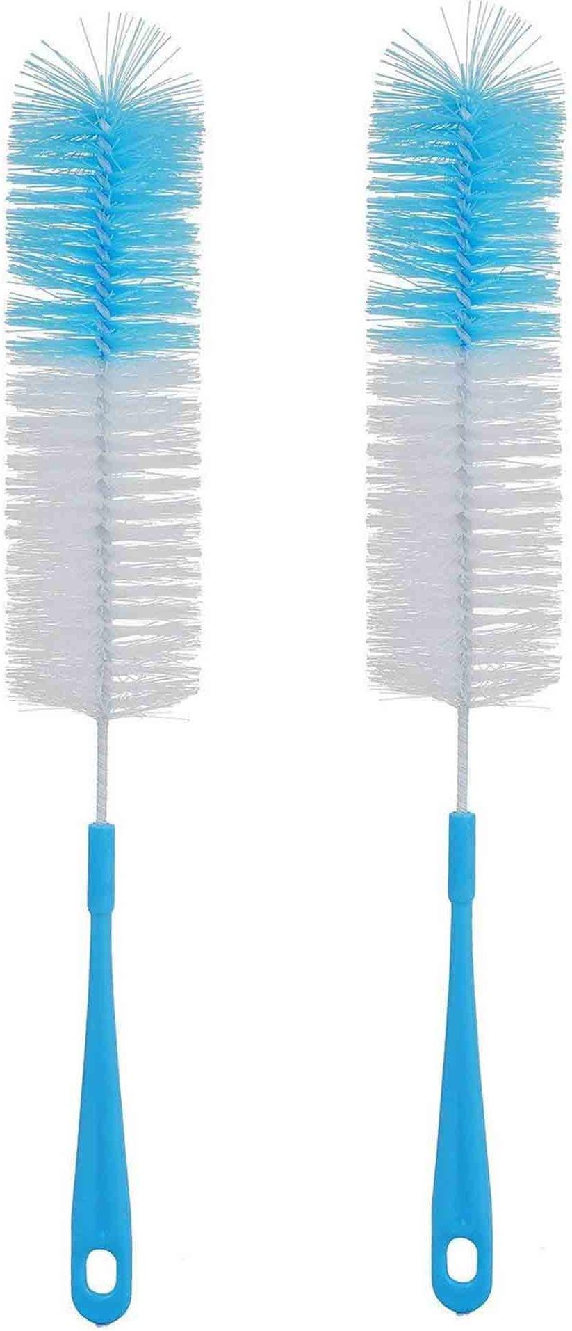 Blue Bottle Cleaning Brush - Durable & Efficient Cleaning Tool for Bottles, Jars, and Vases Bottle Washing Brush Cleaning All Type of Water Bottle (Multicolor)-image-4