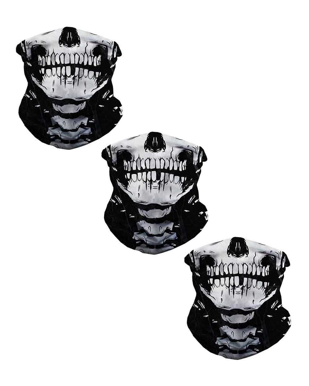 iHeartRaves Cool Neck Gaiter Mask for Men & Women - Full Face Covering Balaclava