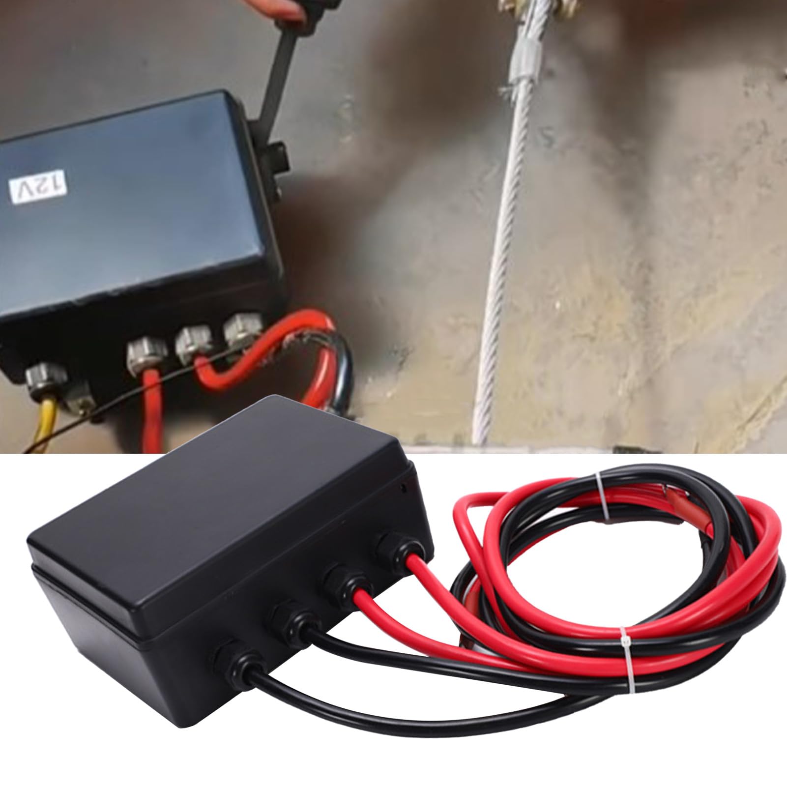 Marhynchus Kit Remoto di Telecomando Wireless, Kit di Telecomando Wireless per Veicoli ATV 12000 Libbre con Argano Multifunzionale Impermeabile, Argano