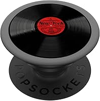 Vista 1 de NYC PopSocket Grip Vintage Nueva York Vinilo Regalo de teléfono – PopSockets Grip y soporte para teléfonos y tabletas