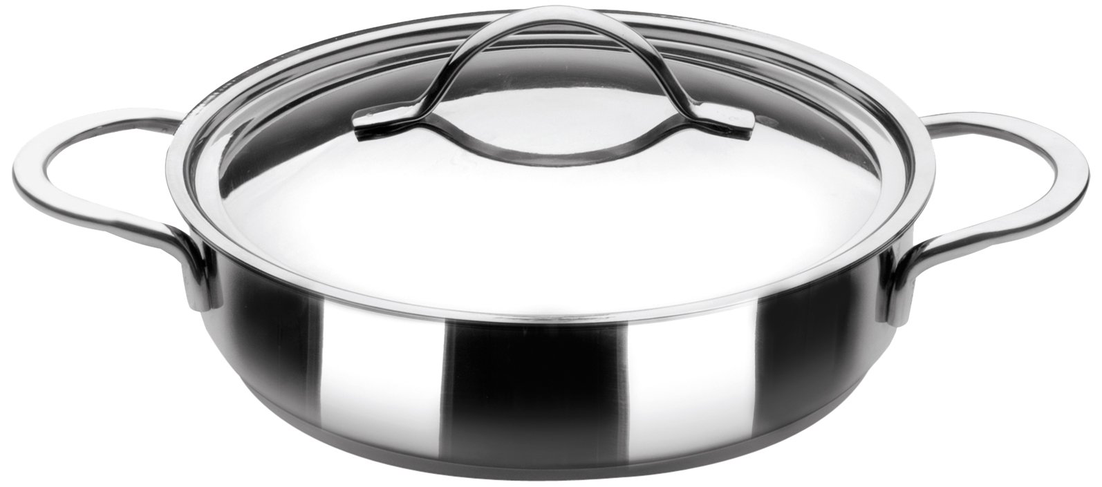 IBILI Noah Pan with Lid, 18 cm, 18/10 Stainless Steel, Suitable for Induction Hobs