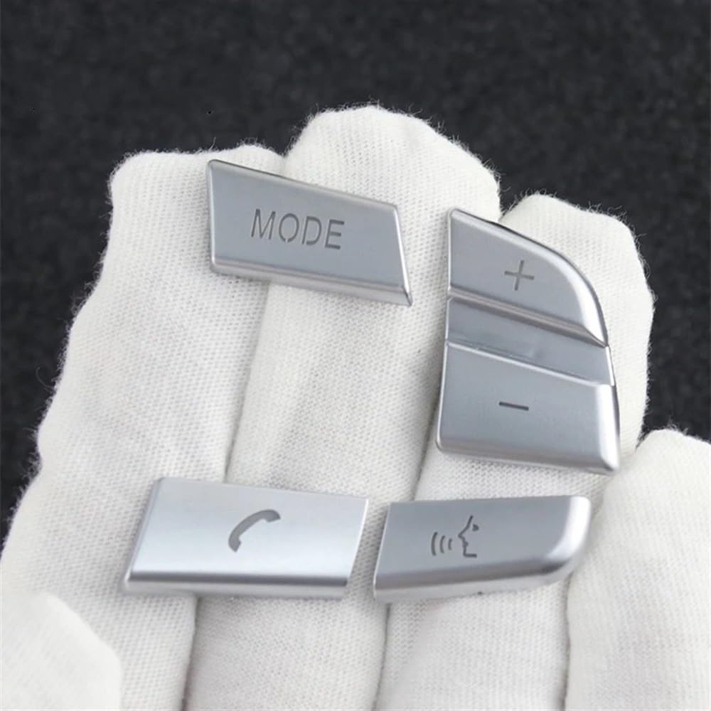 Volante Decorazione Copertura per B&MW 1 2 3 4 Serie 3GT F20 F21 F30 F32 F34 Volante per Auto Interruttore Pulsanti di Controllo Trim Copertura Adesivo Accessori Interni