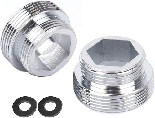 2 adaptadores de grifo, 0.866 in, NPT macho de transferencia de rosca a rosca macho, conector de grifo para baño, cocina, purificador de agua,