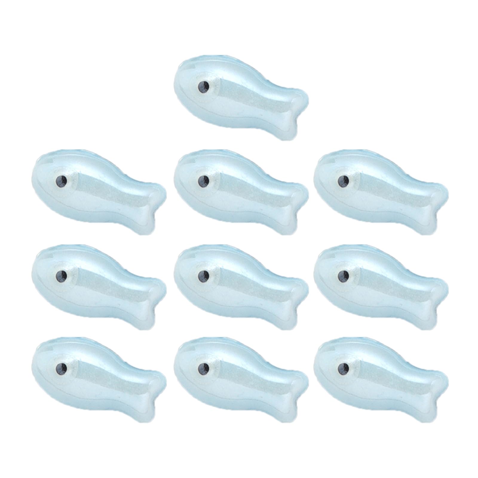 Oxxggkao Of 10 Colorful Retro Ceramic Fish Beads Spacer Charm for Necklace Bracelets Jewelry Crafting Accessories Ceramic Spacer Beads for Necklaces
