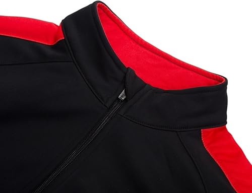 Miniatura 5 de sponeed Chaquetas a prueba de viento para hombre, abrigo de forro polar, camisas de invierno, térmicas, para nieve, correr, ciclismo, abrigos