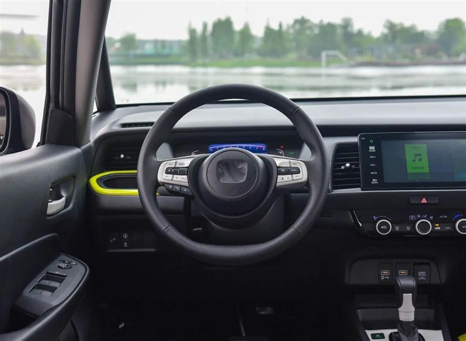 THRU Pulsante Volante Compatibile con Jazz per Fit 2020 2021 2023 Accessori per Auto Interruttore di Controllo della velocità di Crociera Volante Multifunzione Pulsante Audio