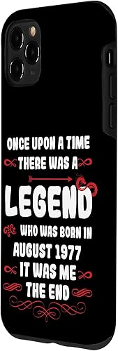 Vista 2 de iPhone 11 Pro Max Érase una vez una leyenda. Agosto 1977 Cumpleaños Caso