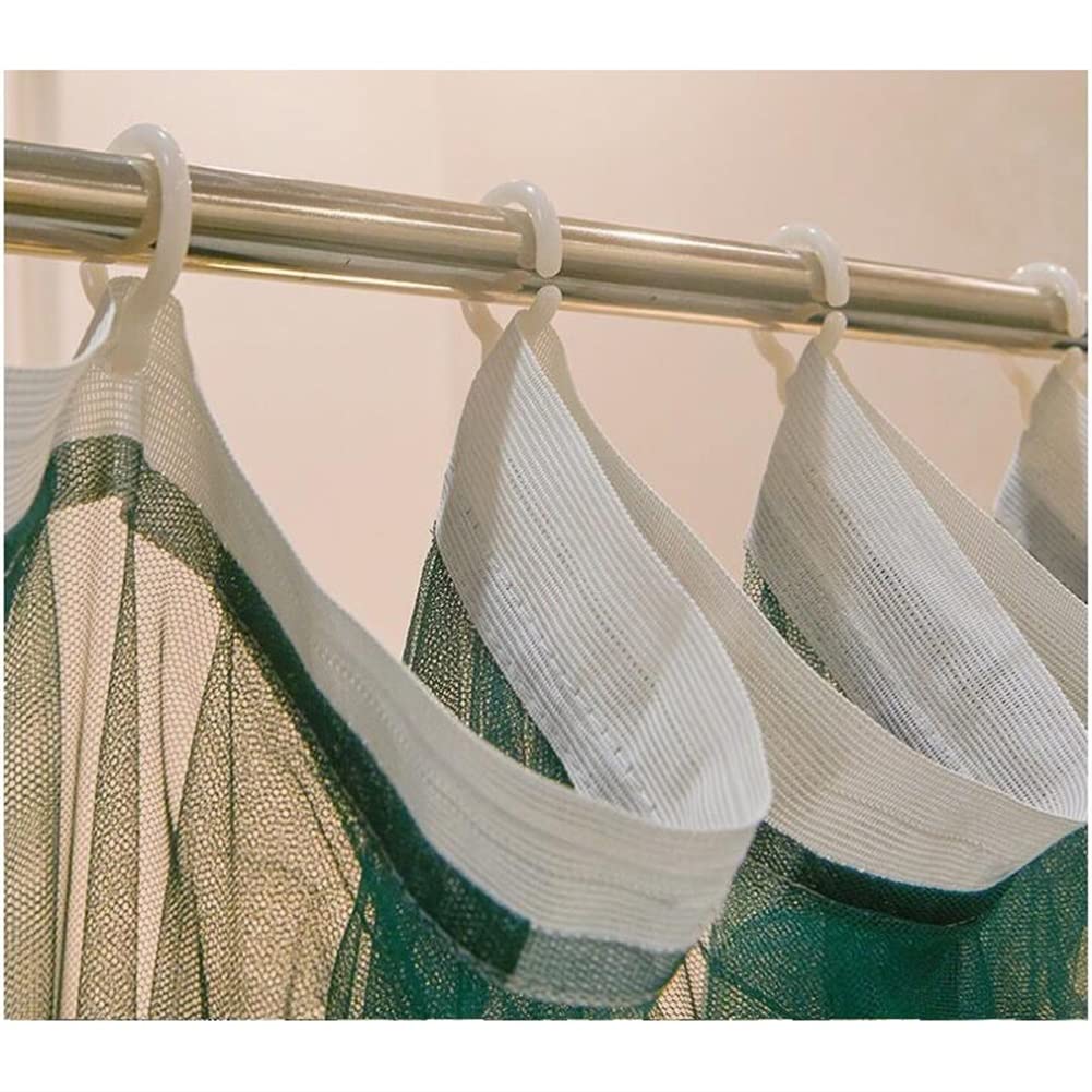 Cortina de Cama con Dosel de 4 Esquinas, Cortina de Cama con Dosel de Encaje Bordado de Princesa con Volantes, Cortina con Dosel para Cama para Adultos y Adultos, mosquitera de Malla transpa