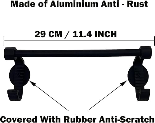 Miniatura 2 de Toallero magnético para toallero, toallero con ganchos de almacenamiento para refrigerador, estufa de cocina, horno, lavavajillas, lavadora de