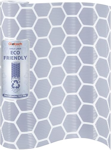 Miniatura 1 de Glotoch - Forro antideslizante para estantes, 12 x 240 pulgadas, no adhesivo, impermeable, para gabinetes, cajones, refrigerador, estanterías de