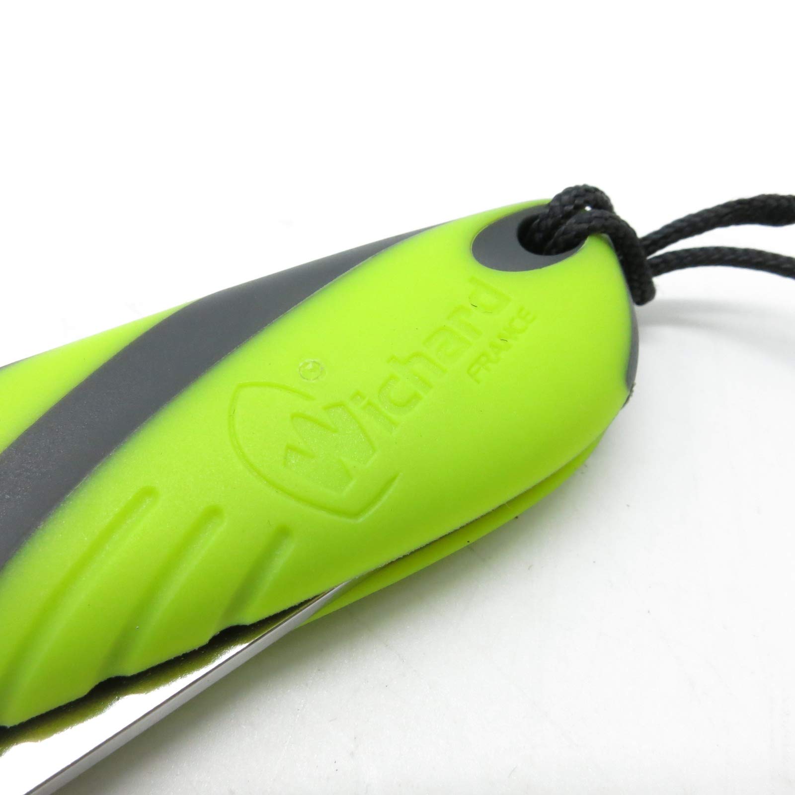 KNIFE OFFSHORE SHACKL KEY+SPIKE FLUO/BLK