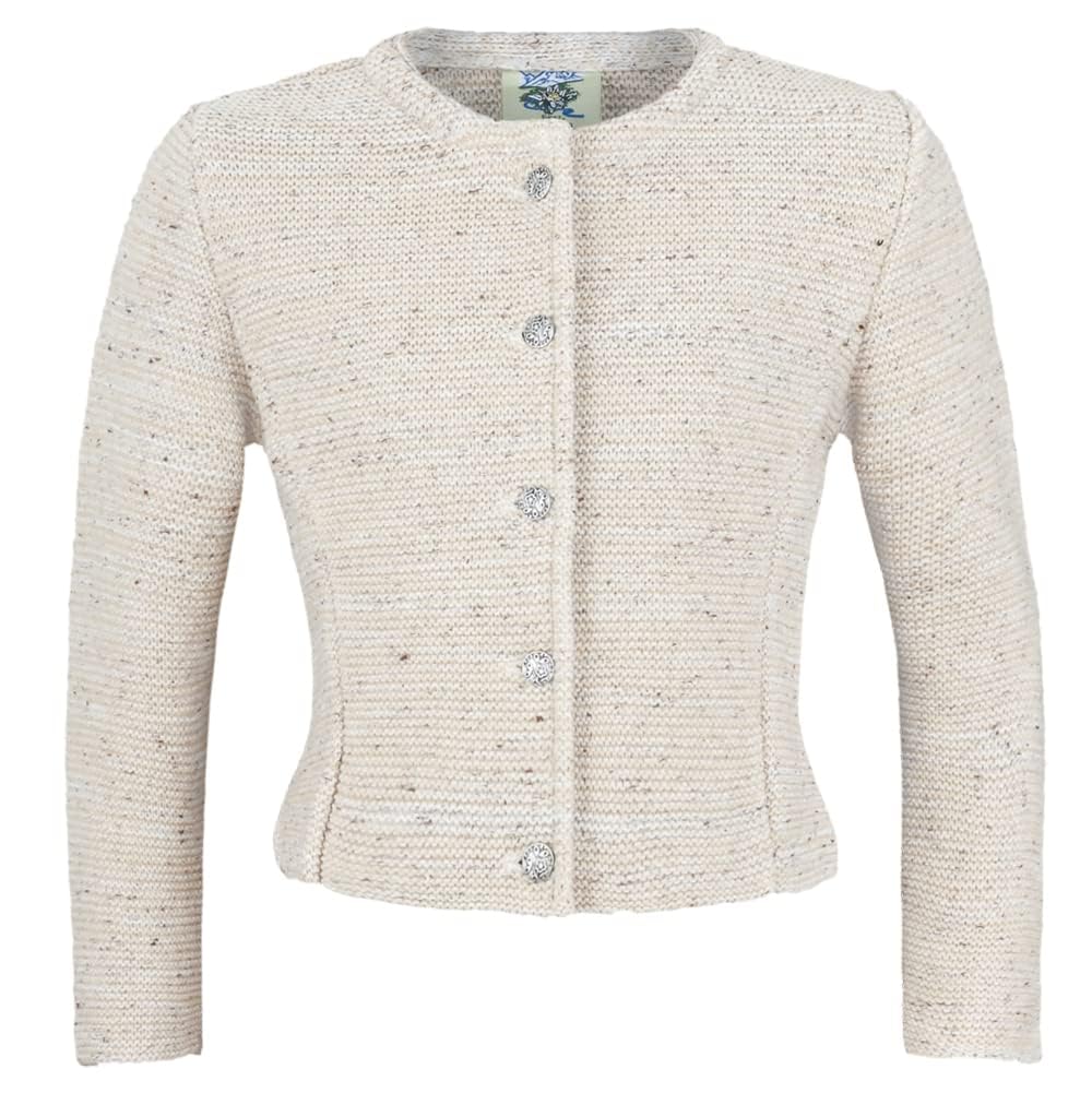 Isar-Trachten Chaqueta de punto infantil 47065 | Chaqueta tradicional tradicional para niñas | Elegante chaqueta para niños