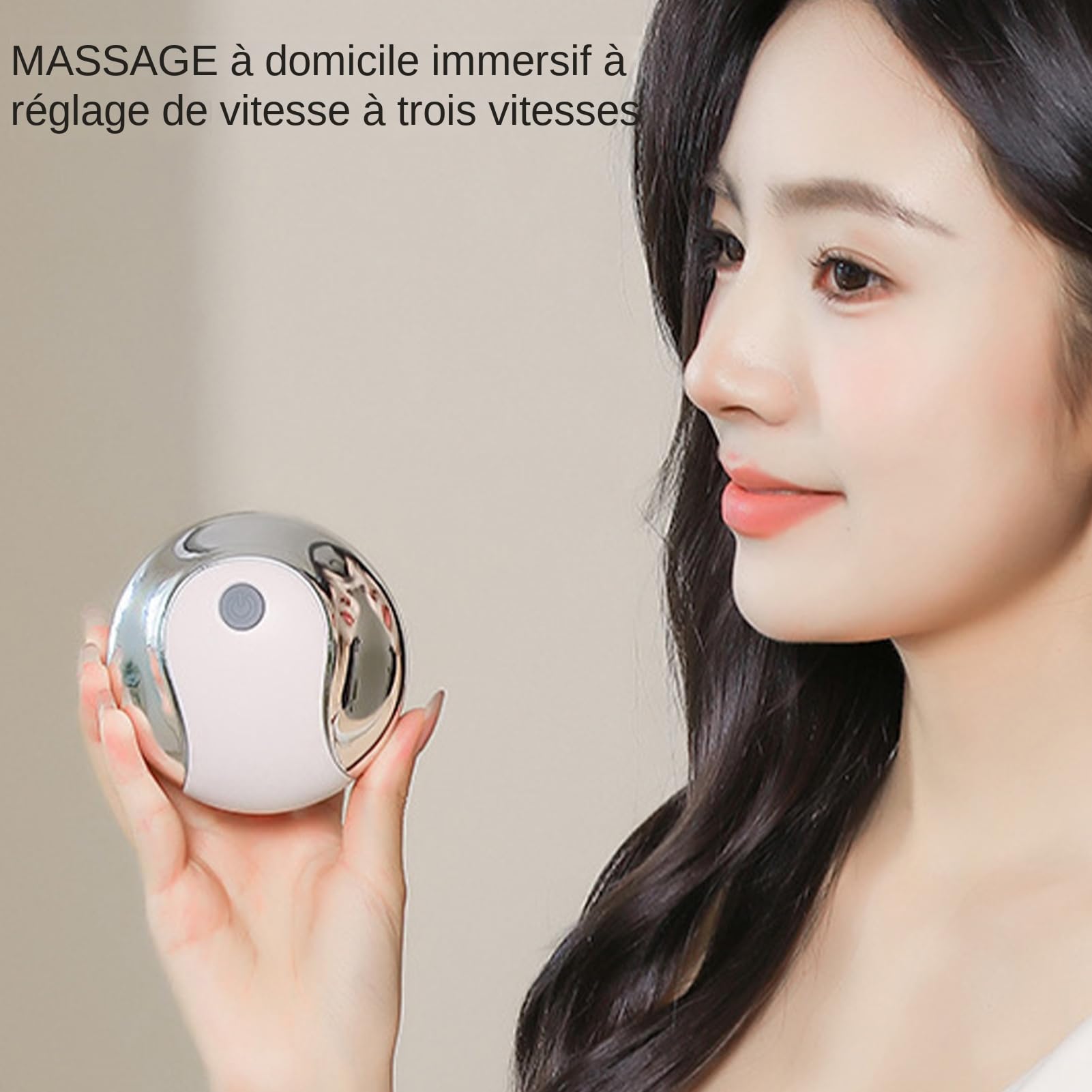 Stimulateur Capillaire Pour Pousse Des Cheveux | Appareil De Massage Du Cuir Chevelu Utilisable À Sec Et Sous La Douche,3 Modes Réglables Stimulateur Électrique Portable Anti Chute Activation