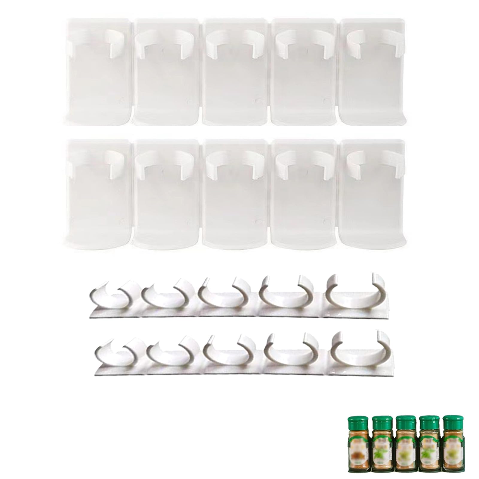 UGWKivd White Spice Clips kit（10pcs + 10pcs）