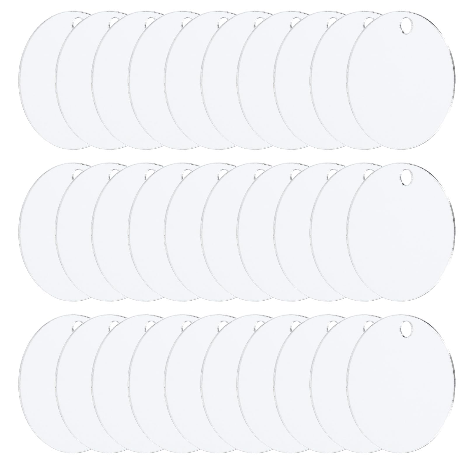Acrylic Circles - 10 Pack for Crafting & DIY -12