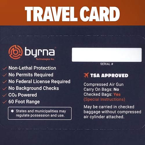 Miniatura 9 de Byrna SD Autodefensa Kinetic Launcher Ultimate Bundle - Lanzador de proyectiles cinético no letal defensa del hogar defensa personal orgullosamente