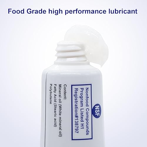 Miniatura 5 de Lubricantes multiusos Lubricante a presión y cremallera, grasa de grado alimenticio, grasa de silicona para bolsa de refrigerador, bolsa de