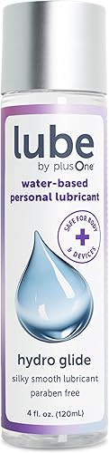 Miniatura 1 de plusOne Hydrolube Lubricante personal, suave, no grasoso, a base de agua, juguete sexual para jugar en solitario o en pareja, apto para condones, 4